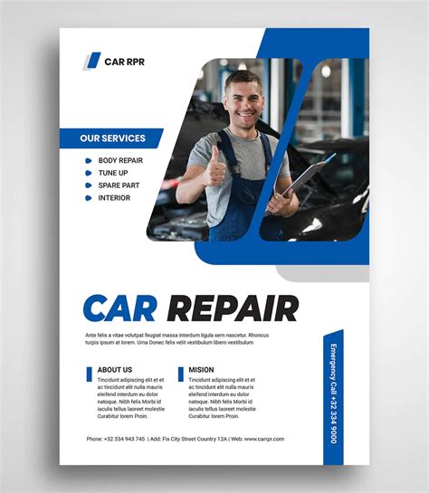 Car Repair Flyer Templates Ksioks