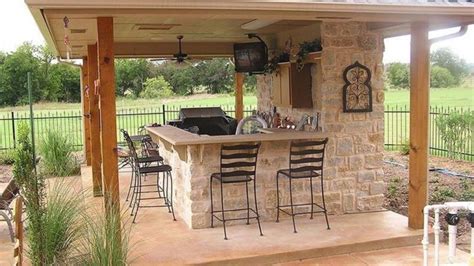 34 Stunning Outdoor Kitchen Design Ideas For Perfect Summer Magzhouse