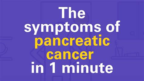 Signs And Symptoms Of Pancreatic Cancer Pancreatic Cancer Uk