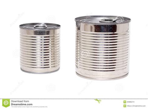 Two Cans Stock Images Image 26385274