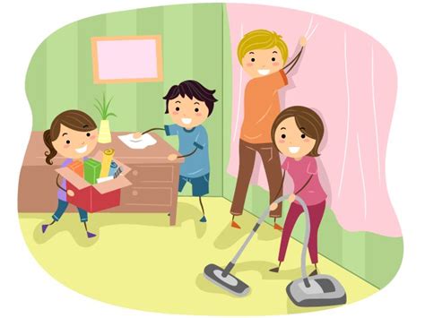 Children Cleaning Classroom Clipart Clipground
