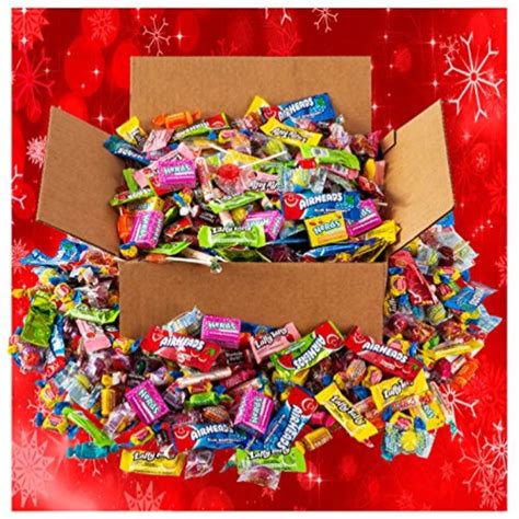 Sending a gift box of personalized cookies, individually wrapped, demonstrates another level of thought and effort required to choose the gift. huge christmas candy assortment party mix - 6.5 pounds - over 350 pieces of individually wrapped ...