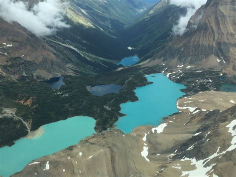 5 Lakes As Seen From Air Tour Over Purcell Mountains Mountain Pictures