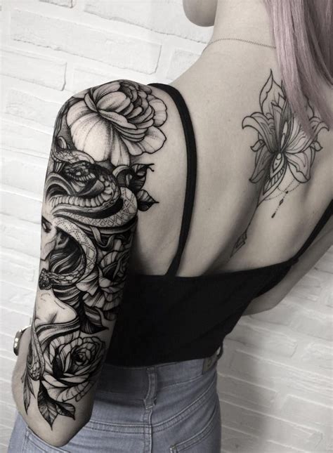 Pin By Anna On Tattoos Full Sleeve Tattoos Sleeve Tattoos For Women