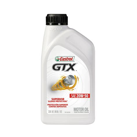 Castrol Gtx 20w 50 Conventional Motor Oil 1 Quart