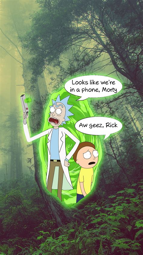 Rick And Morty Phone Wallpapers Wallpaper Cave