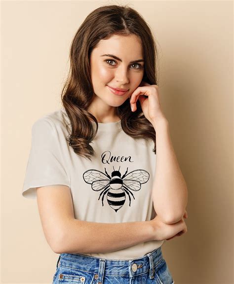 col house designs wholesale queen bee t shirt heather natural