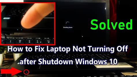 How To Fix Laptop Not Turning Off After Shutdown Windows 10 Youtube