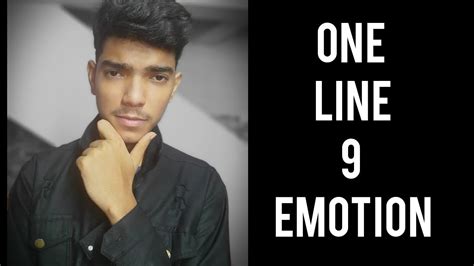 Acting Practice One Line 9 Emotions Youtube