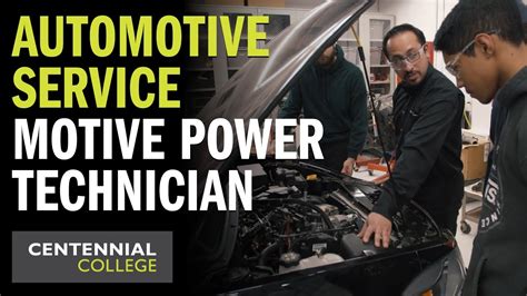 Automotive Service Motive Power Technician Youtube