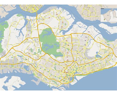 Maps Of Singapore Collection Of Maps Of Singapore Asia Mapsland