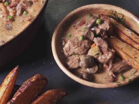 Lamb Stew With Sherry And Mushrooms Recipe Nancy Fuller Food Network