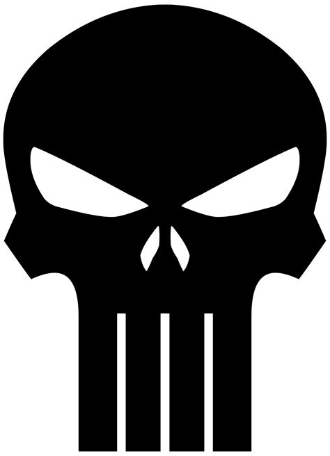 Free Printable Punisher Skull Stencil Printable Word Searches