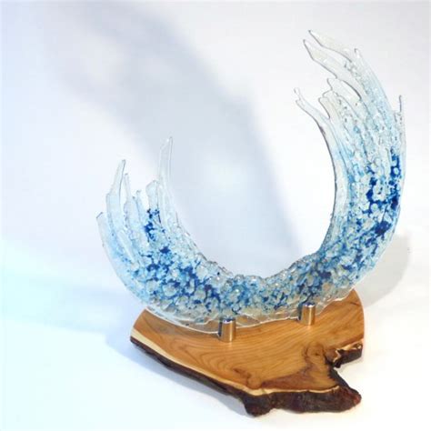 Ocean Wave Iii Vitreus Art Fused Glass Art By Vitreus Art