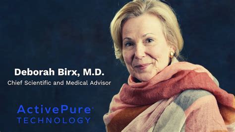 Dr Deborah Birx Discusses Her New Role At Activepure Technology Youtube