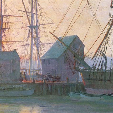 John Stobart Sunrise Over Nantucket In 1835 Scrimshaw Gallery