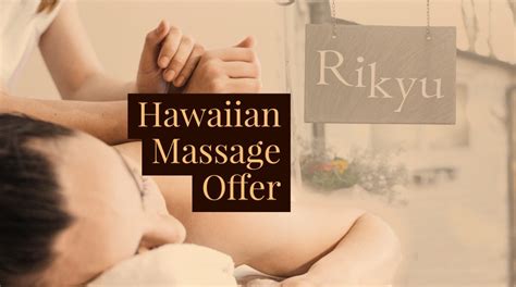 Hawaiian Massage Offer October 2019