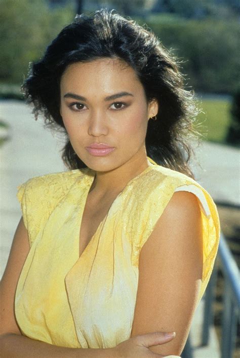 Tia Carrere Looking Lovely In Yellow Famous Nipple