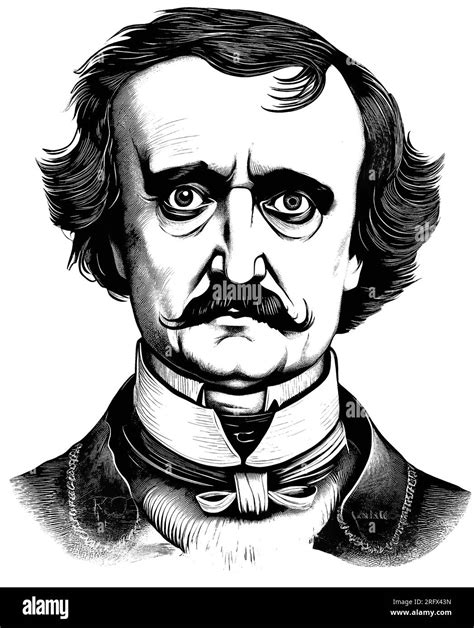Edgar Allan Poe The Raven Black And White Stock Photos And Images Alamy