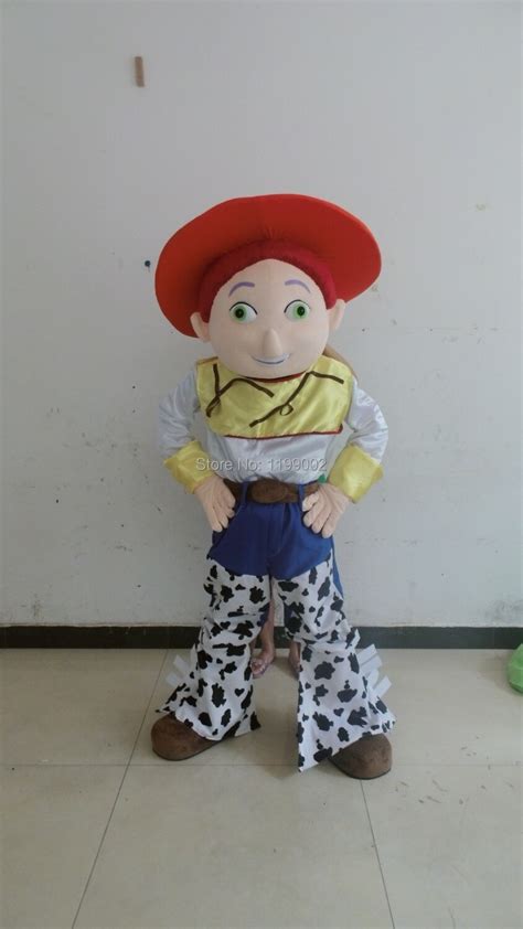Selling High Quality Adult Toy Story Movie Jessie Mascot Costumes For