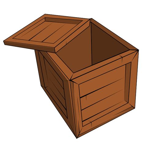 Wooden Box Clipart Clipground