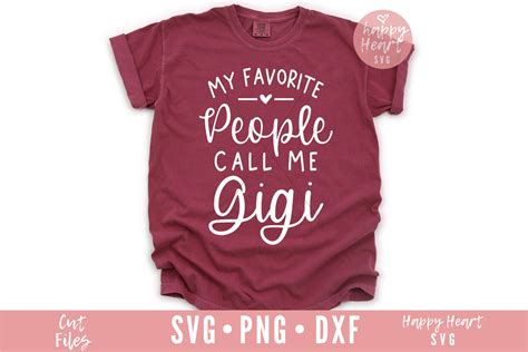 My Favorite People Call Me Gigi Svg Gigi Svg Blessed Gigi Etsy Uk