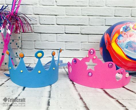 Kids Craft Foam Crown Tutorial With Free Printable Template Crown