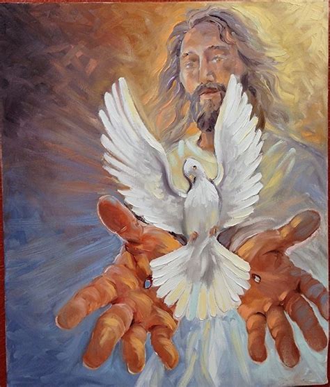 Saint Esprit Holy Spirit Art Jesus Christ Artwork Jesus Art