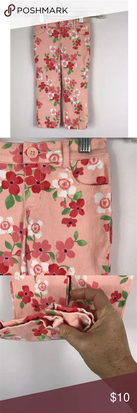 🌼sale Gymboree Pink Floral Print Casual Pants Excellent Pre Loved