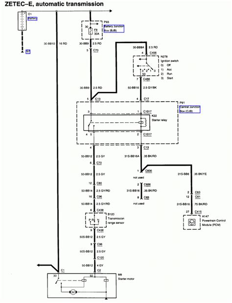 2000 Ford Mustang Ignition Switch Wiring Diagram