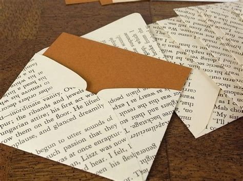 Tutorial Easy Tiny Envelopes Poppytalk Recycled Book How To Make