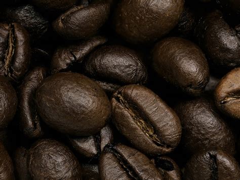 Wallpaper Coffee Beans Macro Photography Grain 3840x2160 Uhd 4k