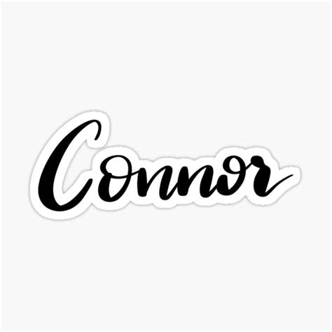 Connor Sticker For Sale By Ellietography Redbubble