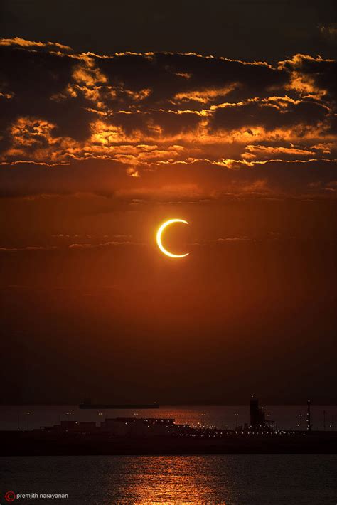Partial Annular Solar Eclipse Kingdom Of Bahrain 26th Dec 2019