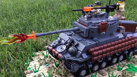Lego Ww2 The M4a3e8 Easy Eight Tank Episode 4 Of The Tank Moc