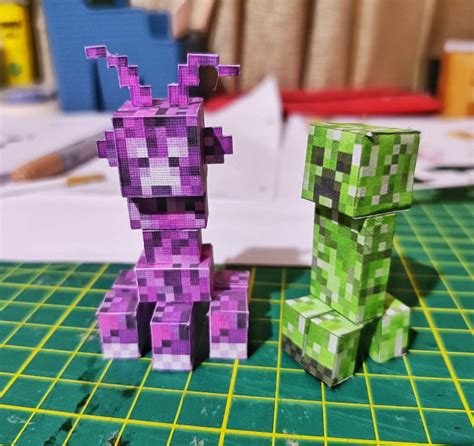 Pixel Papercraft Alien Creeper Alien Creeper Addon