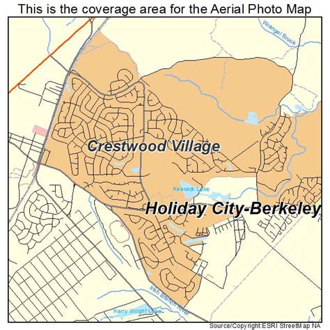 Aerial Photography Map Of Crestwood Village Nj New Jersey