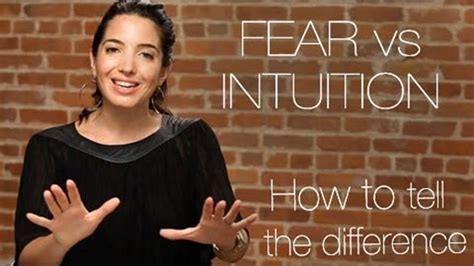 fear vs intuition how to tell the difference youtube