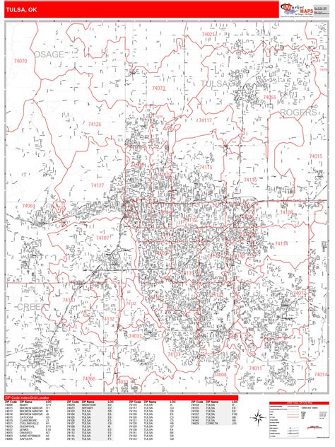 City Of Tulsa Zip Code Map