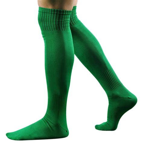 Hot Men Sports Football Soccer Socks Long Tube Over Knee High Socks On