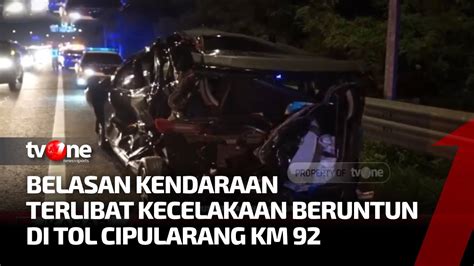 17 Kendaraan Terlibat Kecelakaan Di Tol Cipularang KM 92 Kabar Siang