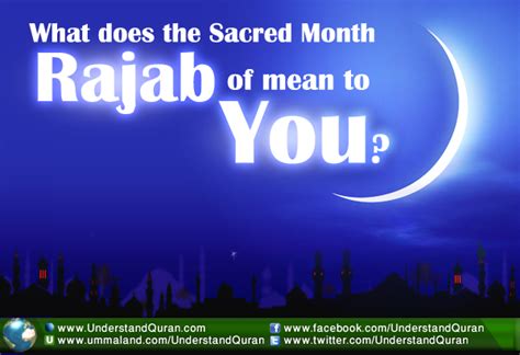 How The Month Of Rajab Can Make You More Productive Understand Al Qur