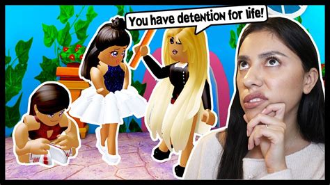 My Sister And I Got Detention For Life Roblox Roleplay Royale High Youtube