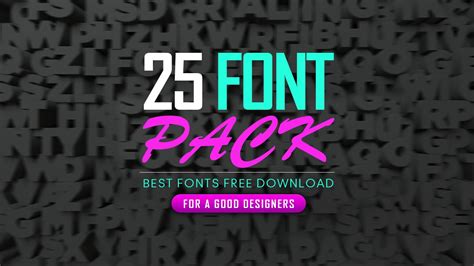 Top 25 Best Fonts For Graphic Designers
