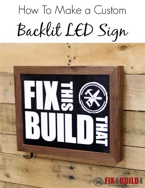 Here is a neon signage made but with led strips. How to Make a DIY LED Sign | FixThisBuildThat