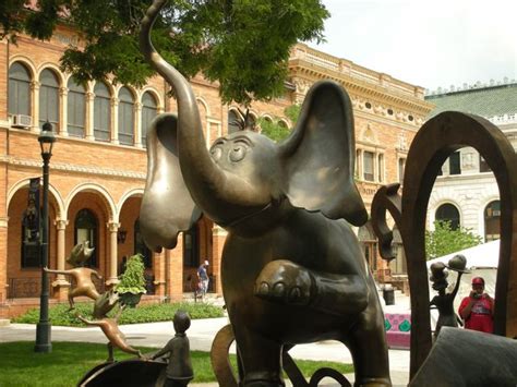 Seuss museums opened nearby in 2017. Dr. Seuss National Memorial Sculpture Garden | Flickr ...