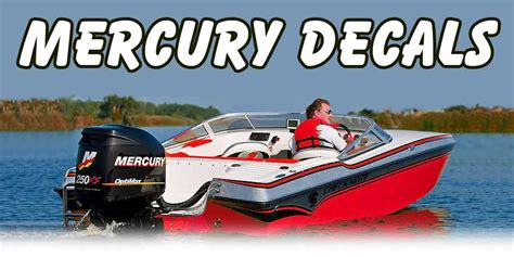 Mercury Outboard Decals