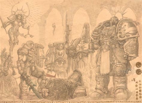 Doom Eternal Crossover Fan Art Warhammer 40k Artwork Warhammer Art