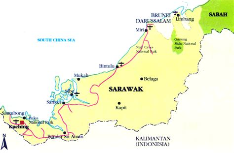 The largest among the 13 states, with an area almost equal to that of peninsular malaysia, sarawak is located in northwest borneo island. Malaysia Country Maps
