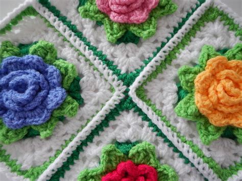 3 Magnificent Ideas Of The Free Crochet Rose Afghan Pattern Many Roses